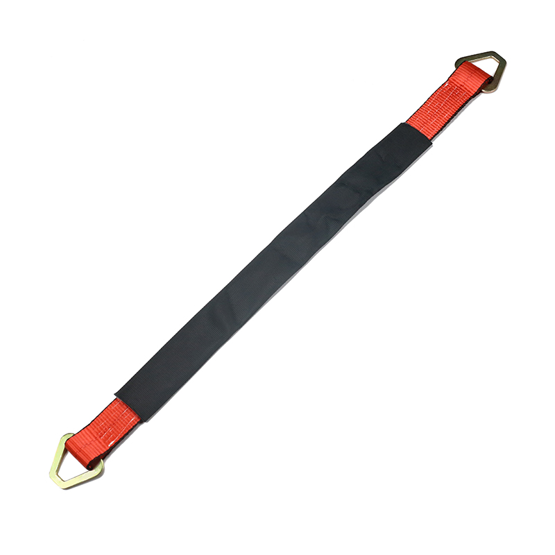 D-Ring Kırmızı ile 36INÇ x 2INCH Araba Aks Kayışları